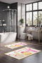 Mijölnir Juego de alfombrillas de baño CT-5280 de 2 piezas, Multicolor